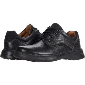 NWT  Clarks Un Brawley Pace Black Tumbled Leather 14 D (M)